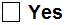 Yes checkbox is unchecked.